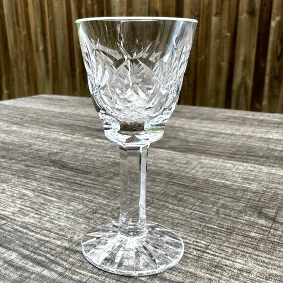 Waterford Crystal Ireland Retired Ashling Cut 3.5" Cordial-Exquisite - Picture 1 of 4
